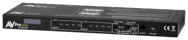 18Gbps 4K60 4:4:4 4x2 HDMI Matrix Switcher - Procraft Supply
