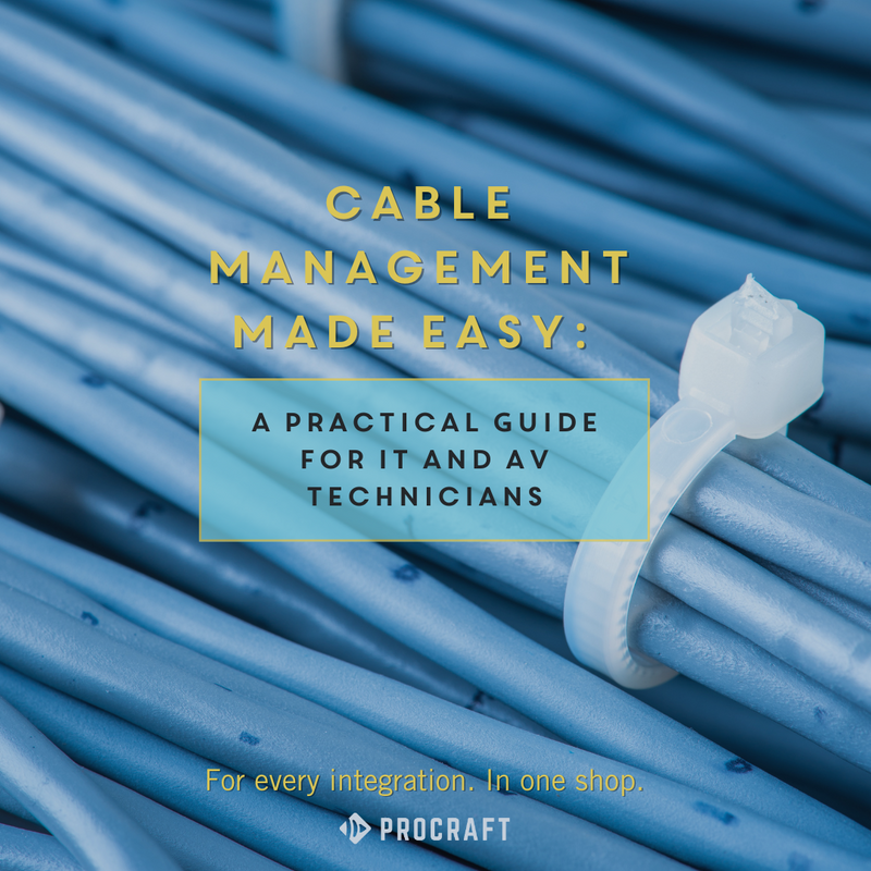 Cable Management Made Easy: A Practical Guide for IT and AV Technicians