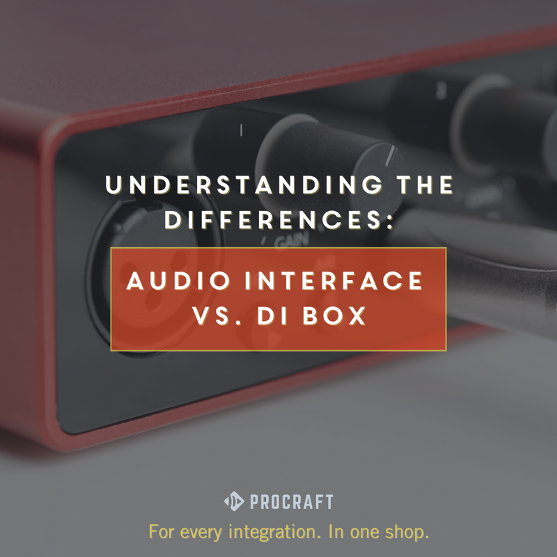 Understanding the Differences: Audio Interface vs. Direct Injection Box