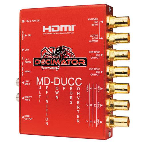 MD-DUCC Multi-Definition Down Up Cross Converter 3G/HD/SD-SDI & HDMI/Analog Video - Procraft Supply