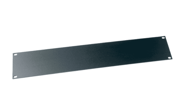 Flat Blank Rack Panel, Black Aluminum (1RU) - Procraft Supply