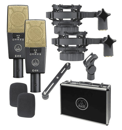 C414 XLII Studio Condenser Microphone (Matched Pair) - Procraft Supply