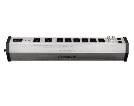 15A Advanced AC Strip 8 Outlets W/SMP and EVS- 2 Filtered Banks, 15A, 8Ft Cord, Exceeds UL1449 - Procraft Supply