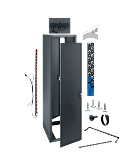 ERK Series Pre-configured AV Equipment Rack (35RU, 25" Deep) - Procraft Supply