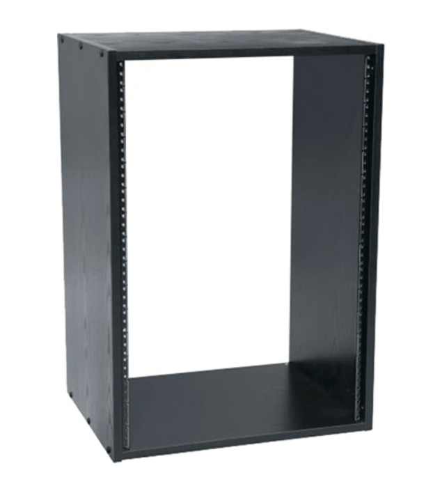 BRK Series Black Laminate Rack (16RU, 18" Deep) - Procraft Supply