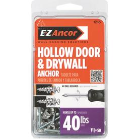 1 in. Hollow Door and Drywall Anchors (50pk) - Procraft Supply