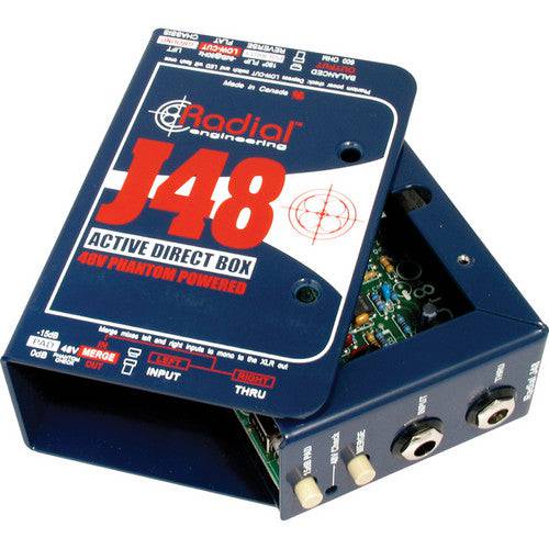Active DI for acoustic guitar & bass, extra headroom & high-pass filter - Procraft Supply