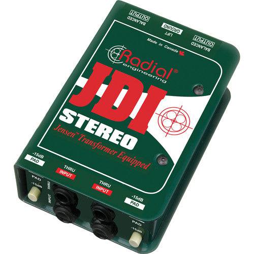 JDI Stereo Passive DI, stereo for acoustic guitar, bass and keyboards - Procraft Supply