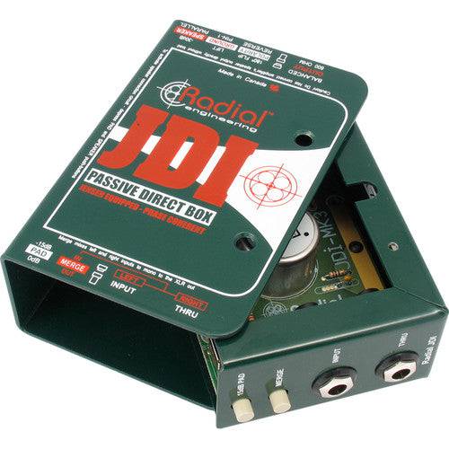 Passive DI for acoustic guitar, bass and keyboards - Industry standard - Procraft Supply