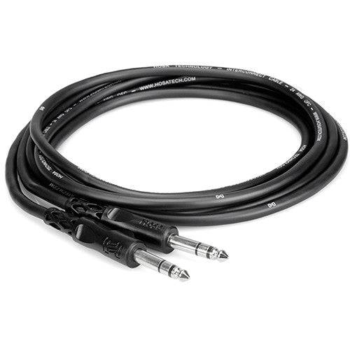 Stereo 1/4" Male Phone to 1/4" Male Phone TRS Cable, 5' - Procraft Supply