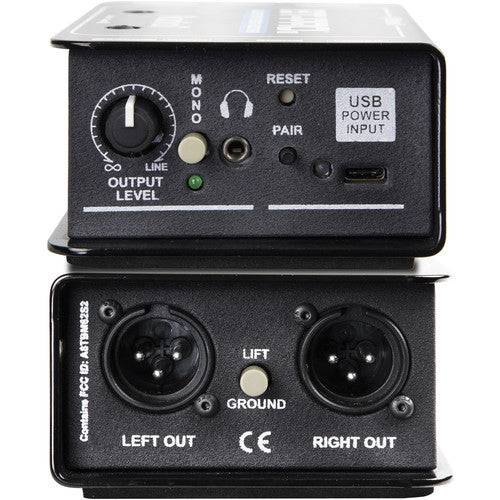 BlueTooth wireless receiver with balanced stereo DI outputs - Procraft Supply