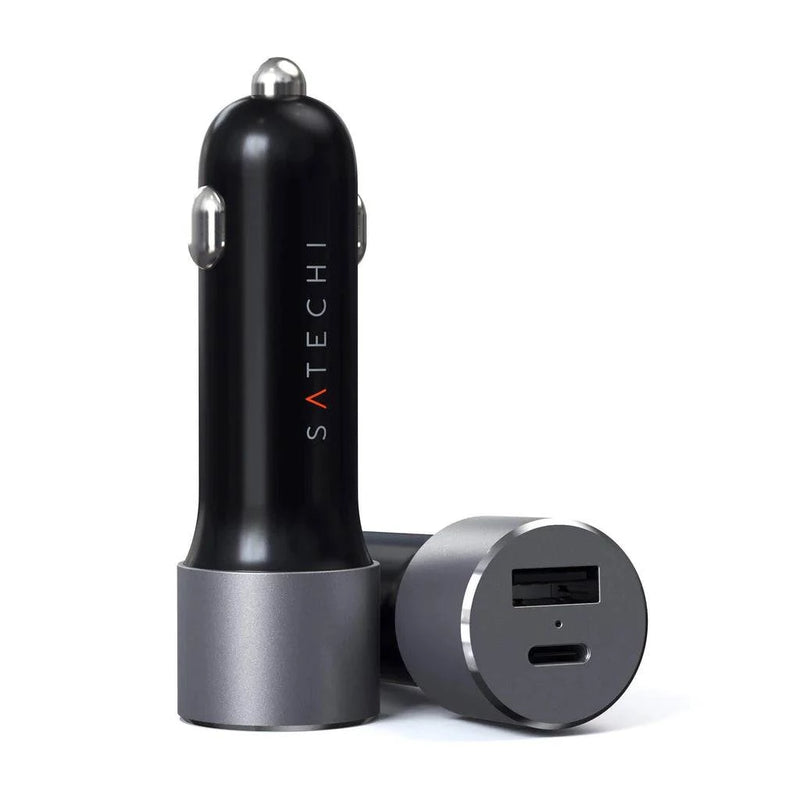 72W Type-C PD Car Charger Adapter (space gray) - Procraft Supply