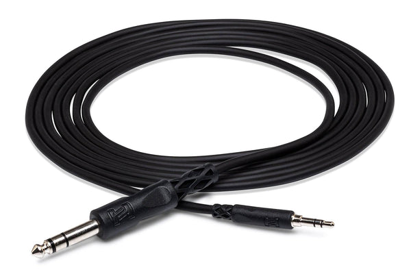 Stereo Interconnect, 3.5 mm TRS to 1/4 in TRS, 10 ft - Procraft Supply