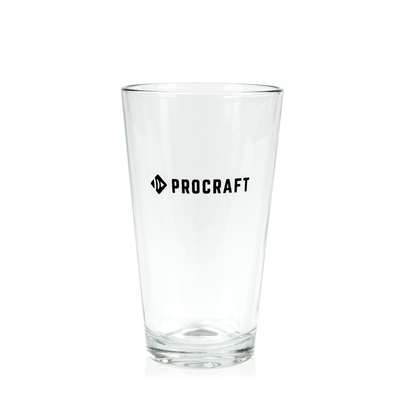 16oz Logo Pint Glass - Procraft Supply