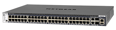 M4300-52G Stackable Managed Switch with 48x1G and 4x10G including 2x10GBASE-T and 2xSFP+ Layer 3 - Procraft Supply