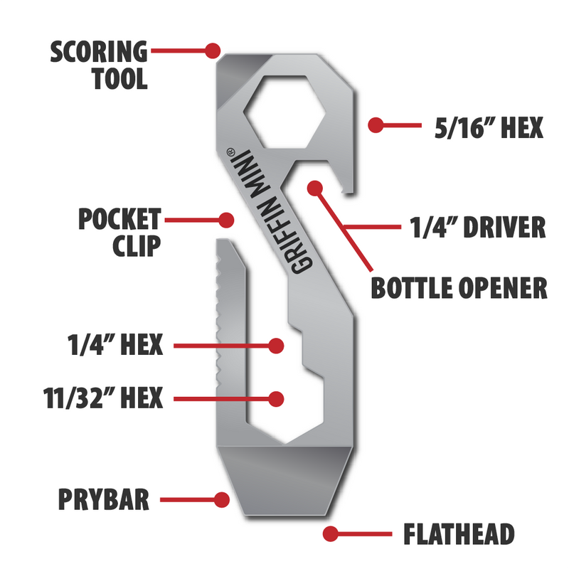 Griffin Pocket Tool® - Mini - Procraft Supply