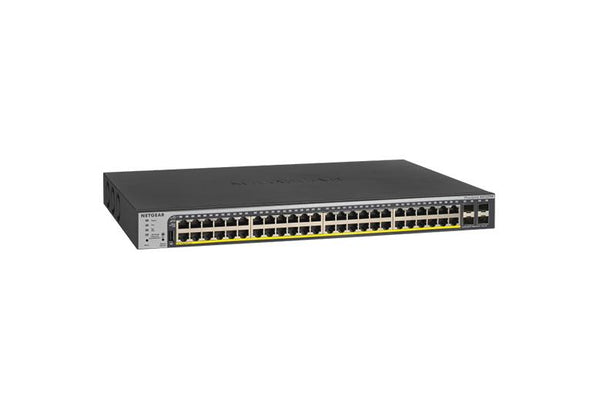 Smart Ports Switch 48-Port Cloud PoE+ Ethernet Supply 4 Management with Procraft SFP and | Gigabit