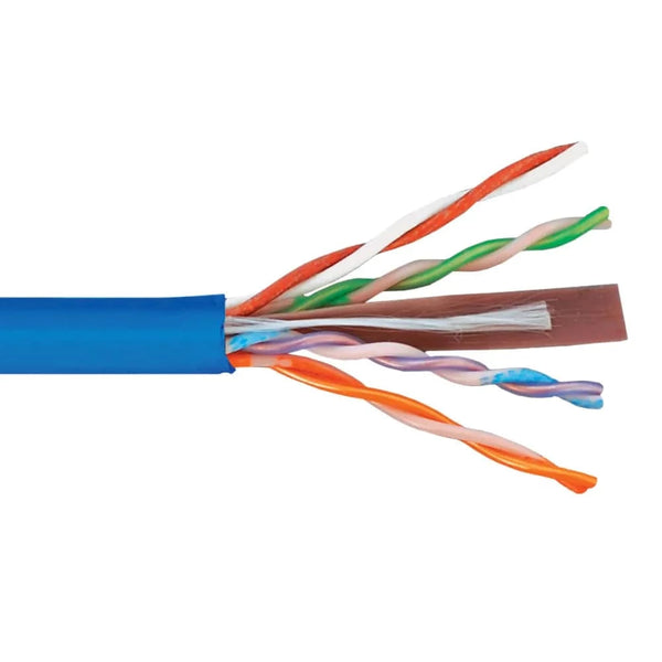 500Mhz CAT6 Bulk Cable with 23 AWG UTP Solid Wires, CMP Jacket in a Pull Box, 1000 Feet - Procraft Supply