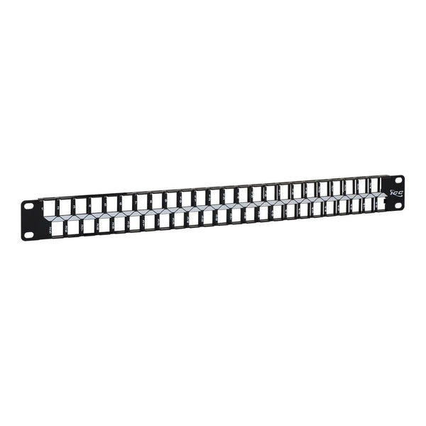 PATCH PANEL, BLANK, 48-P, HD, 1 RMS | FLUSH MOUNT, 19" WIDTH, INCLUDES 4 RACK SCREWS, NOT COMPATIBLE WITH IC107 EZ - Procraft Supply