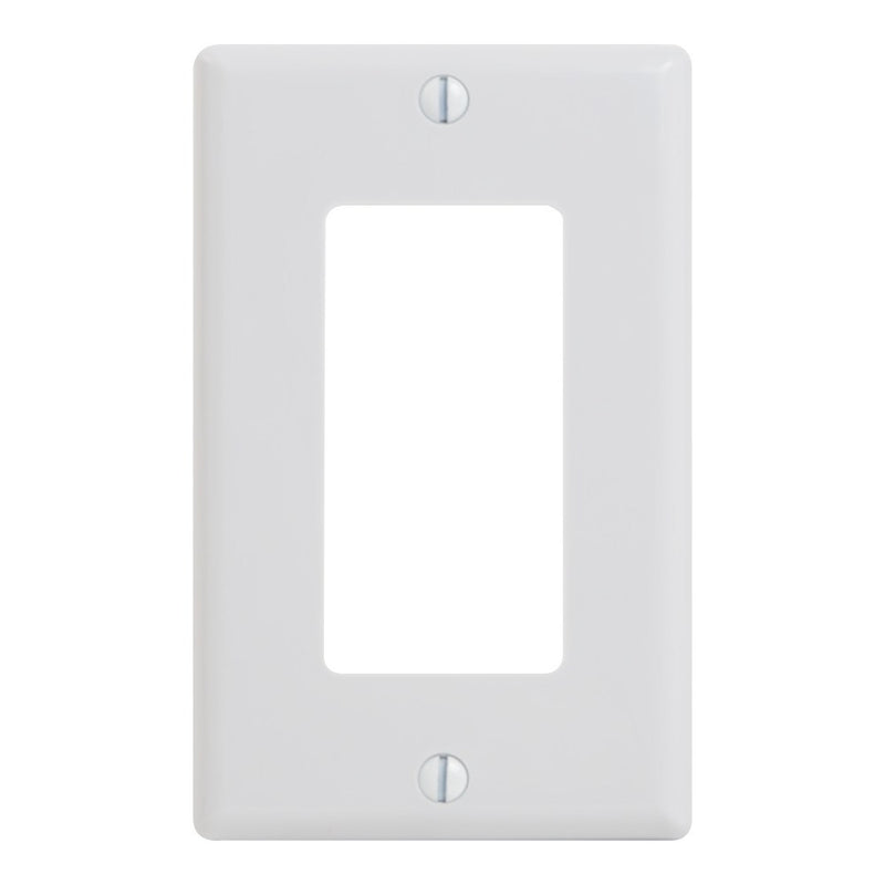 FACEPLATE, DECOREX, 1-GANG, WH | FITS SINGLE GANG OUTLET, ACCEPTS ALL DECOREX INSERTS. - Procraft Supply
