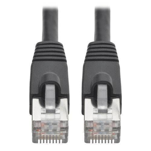 Cat6a 10G-Certified Snagless Shielded STP Ethernet Cable (RJ45 M/M), PoE, Black, 15 ft. (4.57 m) - Procraft Supply