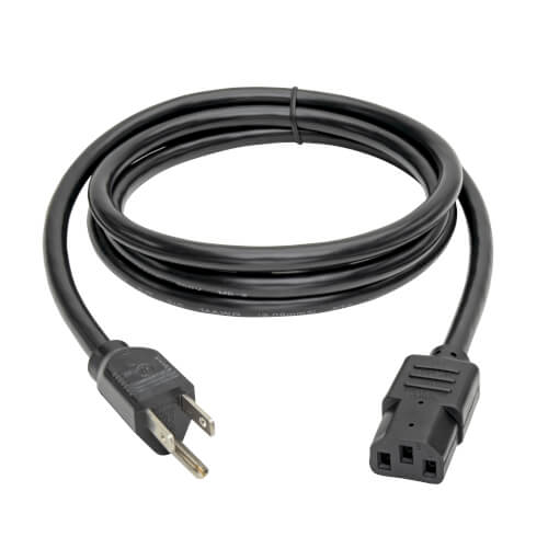 6ft Power Cord 15A 14AWG 5-15P to C13 - Procraft Supply