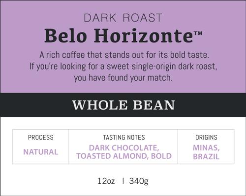 Belo Horizonte™ Whole Bean Coffee (12oz) - Procraft Supply