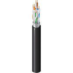 10GX Cat6A Enhanced Cable, 4 Pairs, F/UTP, CMR - 1000' Black - Procraft Supply