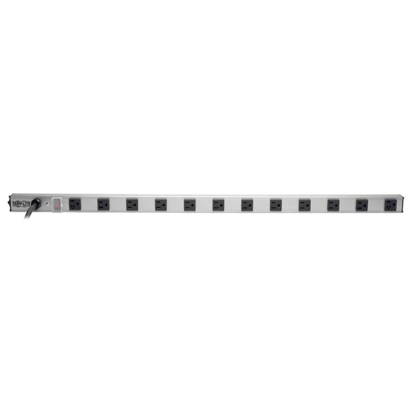 12-Outlet (10-15A & 2-20A) Vertical Power Strip, 120V, 20A, 15-ft. Cord, 5-20P, 36 in. - Procraft Supply