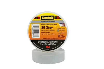 Vinyl Electrical Color Coding Tape 35, 3/4 in x 66 ft, Gray - Procraft Supply