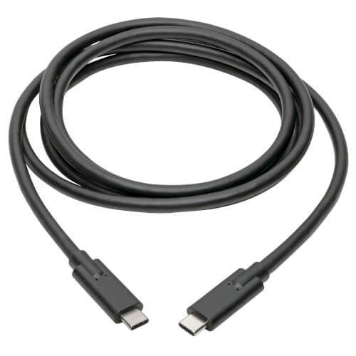 USB-C Cable (M/M) - USB 3.1, Gen 1 (5 Gbps), 5A Rating, Thunderbolt 3 Compatible, 6 ft. - Procraft Supply
