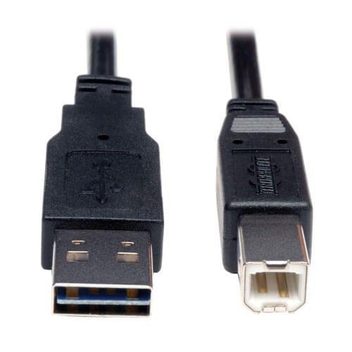 Universal Reversible USB 2.0 Cable (Reversible A to B M/M) 3 ft. - Procraft Supply