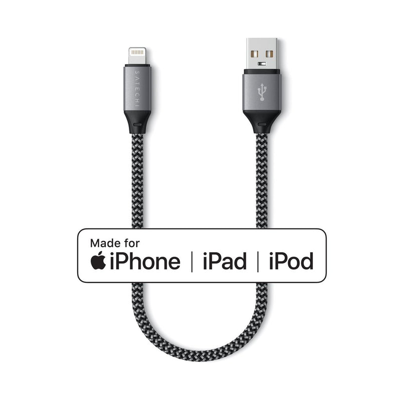 USB-A to Lightning Short Cable - 10 IN (25 CM) - Procraft Supply